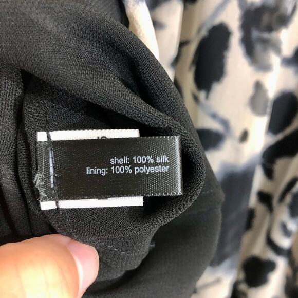 The Limited Silk Floral Skirt Size 4 - Picture 5 of 5